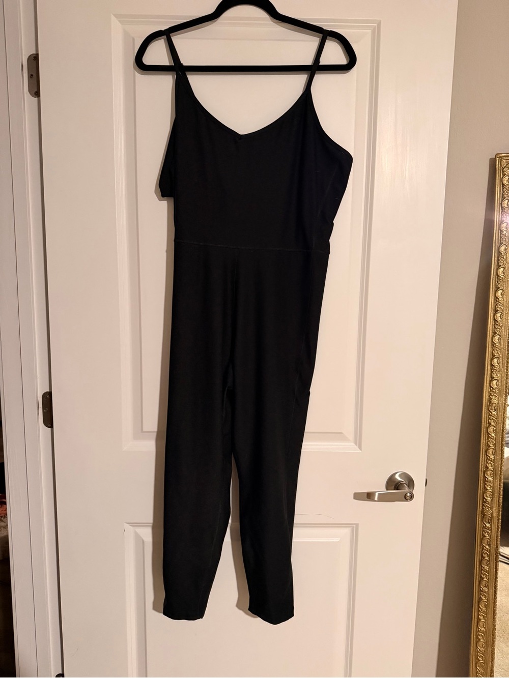 Old Navy Black Sleeveless V-Neck Jumpsuit